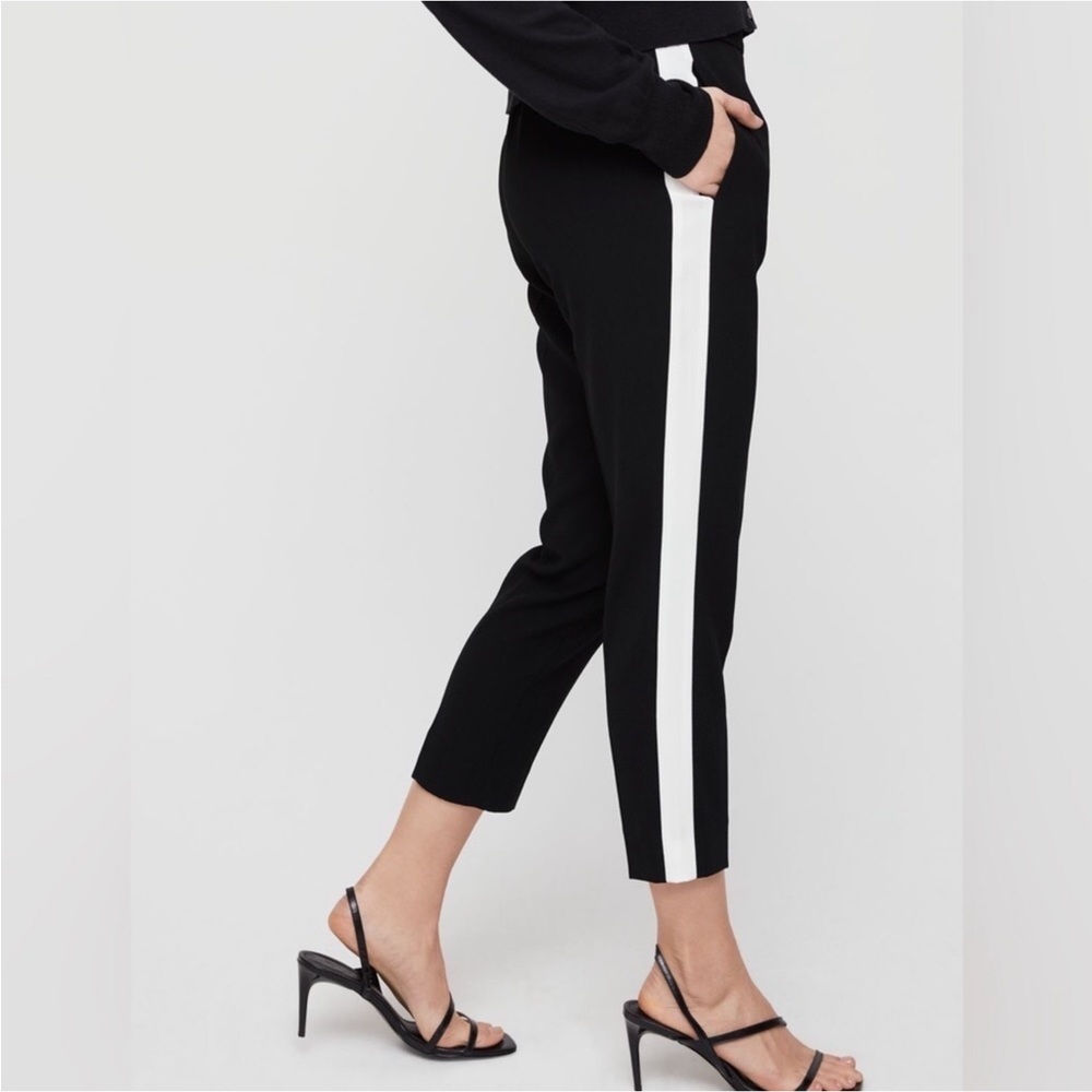 Aritzia Babaton Conan Pant- Side Stripe- Black- Size 2
